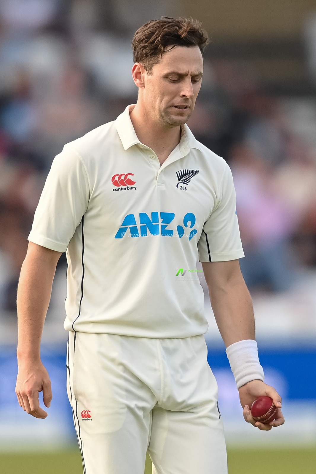Matt Henery of New Zealand during day 2 of the 2nd Test between the New Zealand Blackcaps and England at Trent Bridge Cricket Ground, Nottingham, England on Saturday 11 June 2022.