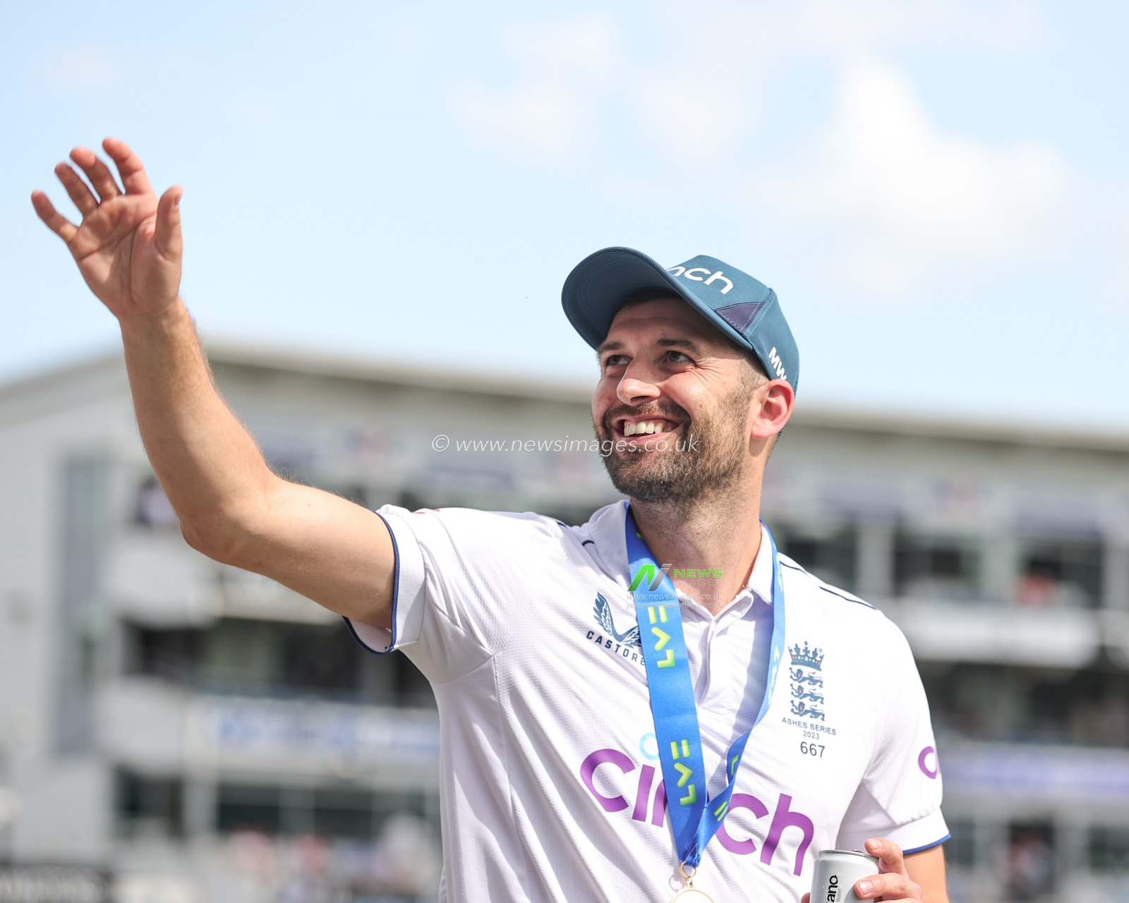 Mark Wood of England the man of the match during the LV= Insurance Ashes Third Test Series Day 4 England vs Australia at Headingley Stadium, Leeds, United Kingdom, 9th July 2023

(Photo by Mark Cosgrove/News Images)