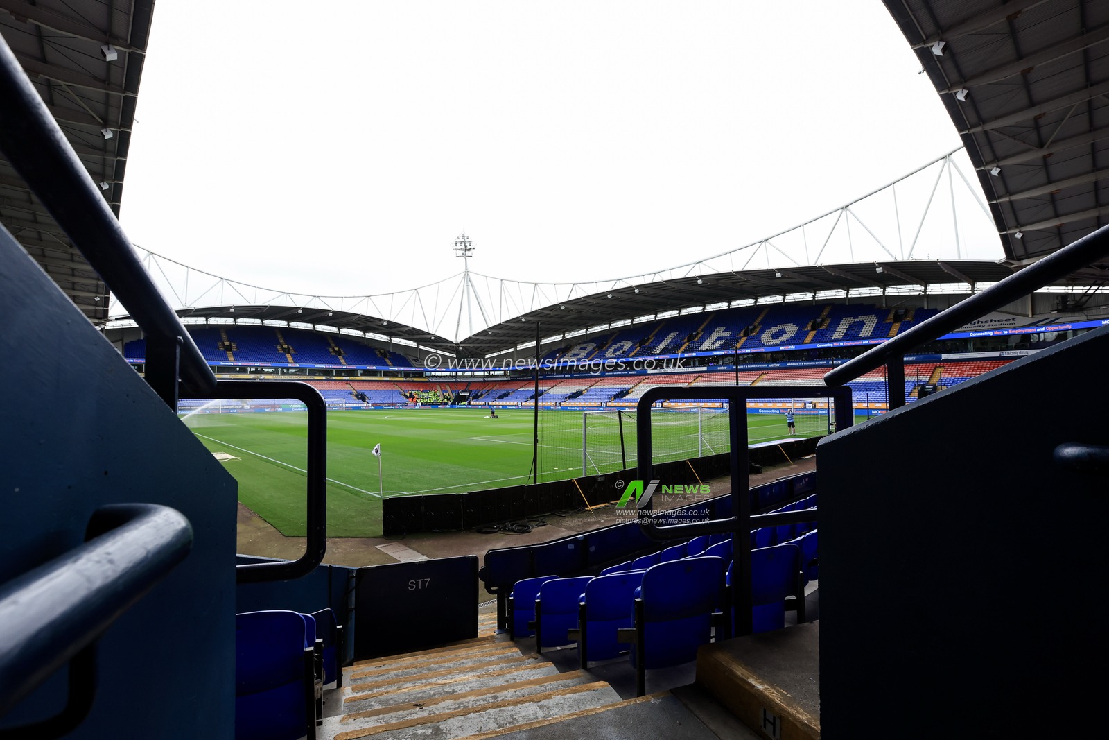 General view of Toughsheet Community Stadium ahead of the Sky Bet Championship match Bolton Wanderers vs Preston North End at Toughsheet Community Stadium, Bolton, United Kingdom on 15 August 2026

(Photo by Jorge Horsted/News Images)