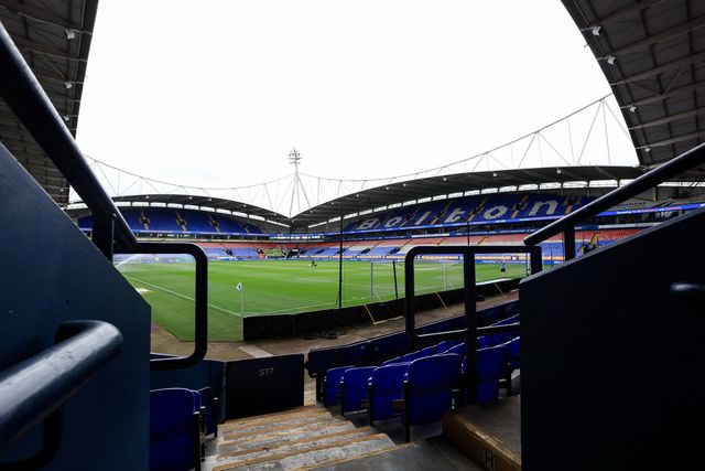 General view of Toughsheet Community Stadium ahead of the Sky Bet Championship match Bolton Wanderers vs Preston North End at Toughsheet Community Stadium, Bolton, United Kingdom on 15 August 2026

(Photo by Jorge Horsted/News Images)