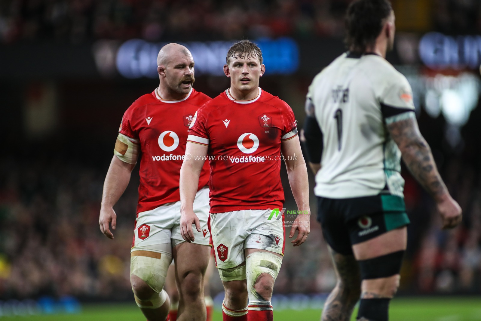 Jac Morgan and WillGriff John of Wales during the 2025 Guinness 6 Nations match Wales vs Ireland at Principality Stadium, Cardiff, United Kingdom, 22nd February 2025

(Photo by Andrew Lewis/News Images)