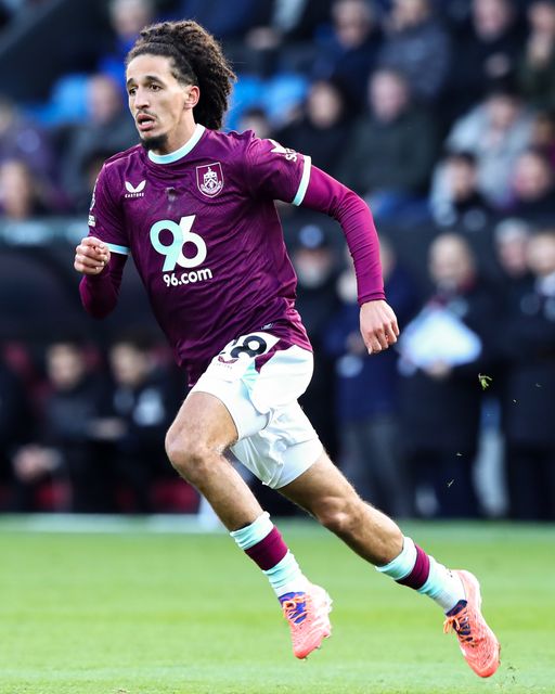 Hannibal Mejbri of Burnley during the Premier League match Burnley vs Bournemouth at Turf Moor, Burnley, United Kingdom on 14 March 2026

(Photo by Jorge Horsted/News Images)