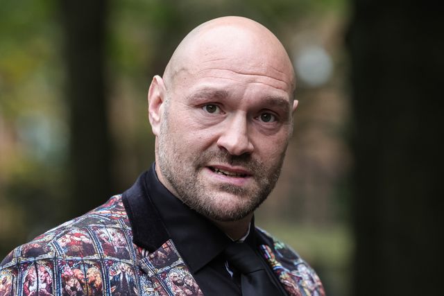 Tyson Fury is in attendance during Ricky Hatton' Funeral at Manchester Cathedral, Manchester, United Kingdom, 10th October 2025

(Photo by Mark Cosgrove/News Images)