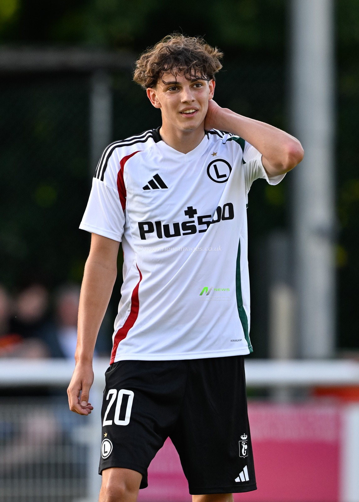 Jakub Å»ewÅ‚akow of Legia Warszawa during the UEFA Europa Conference League Second Qualifying Round 2nd leg match Caernarfon Town vs Legia Warsaw at Nantporth, Bangor, United Kingdom, 1st August 2024

(Photo by Cody Froggatt/News Images)
