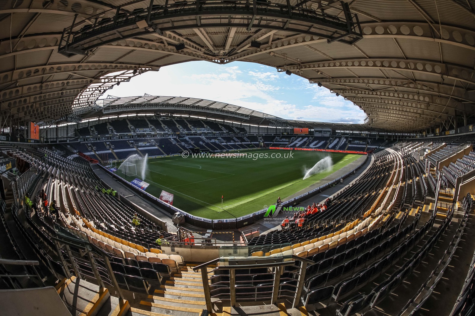 A general view of the MKM Stadium during the Sky Bet Championship match Hull City vs Sheffield United at MKM Stadium, Hull, United Kingdom, 13th September 2024

(Photo by Mark Cosgrove/News Images)