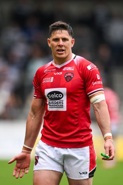 Shane Wright of Salford Red Devils during the Betfred Super League Round 16 match Salford Red Devils vs Hull FC at Salford Community Stadium, Eccles, United Kingdom, 7th July 2024

(Photo by Craig Thomas/News Images)