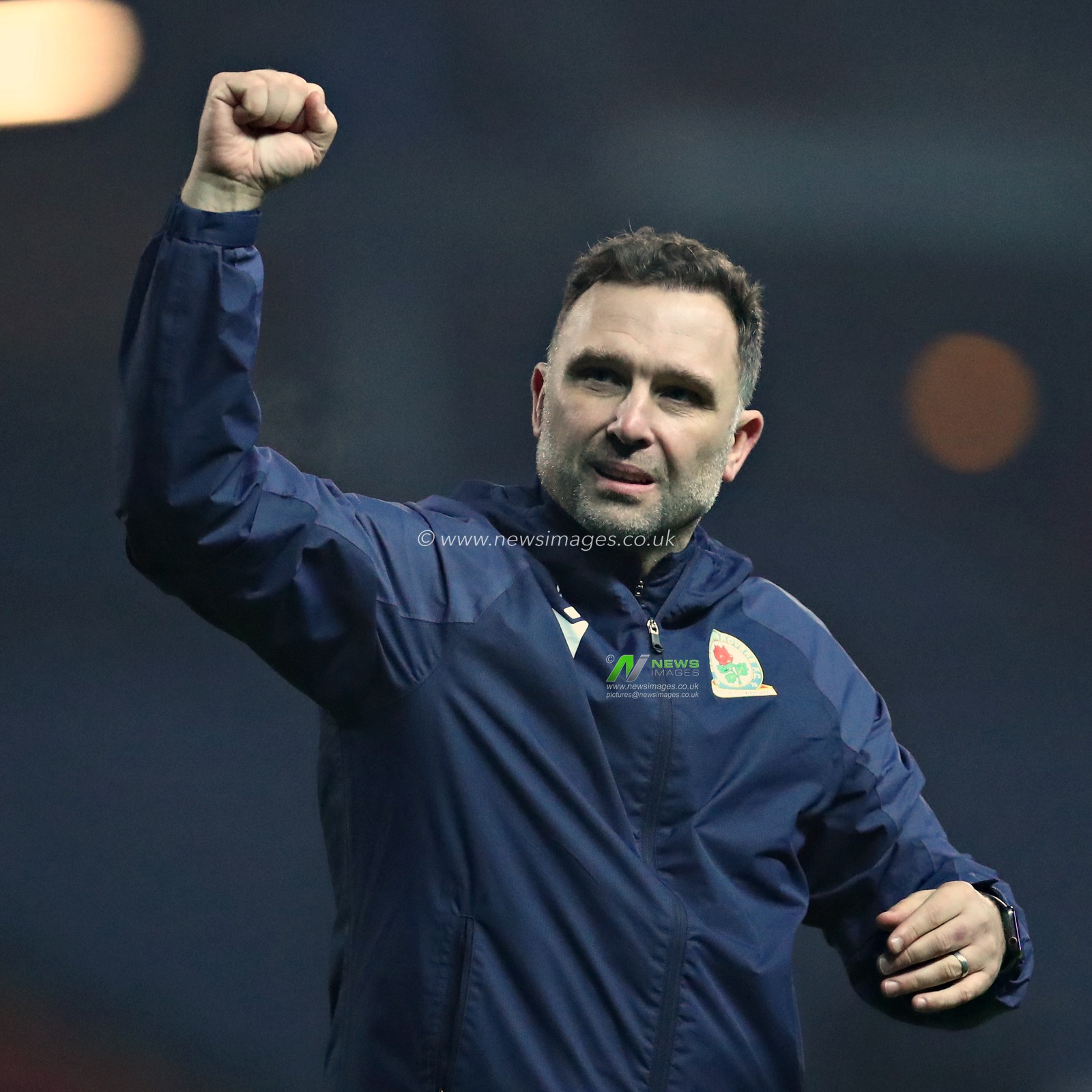 John Eustace manager of Blackburn Rovers applauds the fans after the Sky Bet Championship match Blackburn Rovers vs Portsmouth at Ewood Park, Blackburn, United Kingdom, 15th January 2025

(Photo by Sam Eaden/News Images)