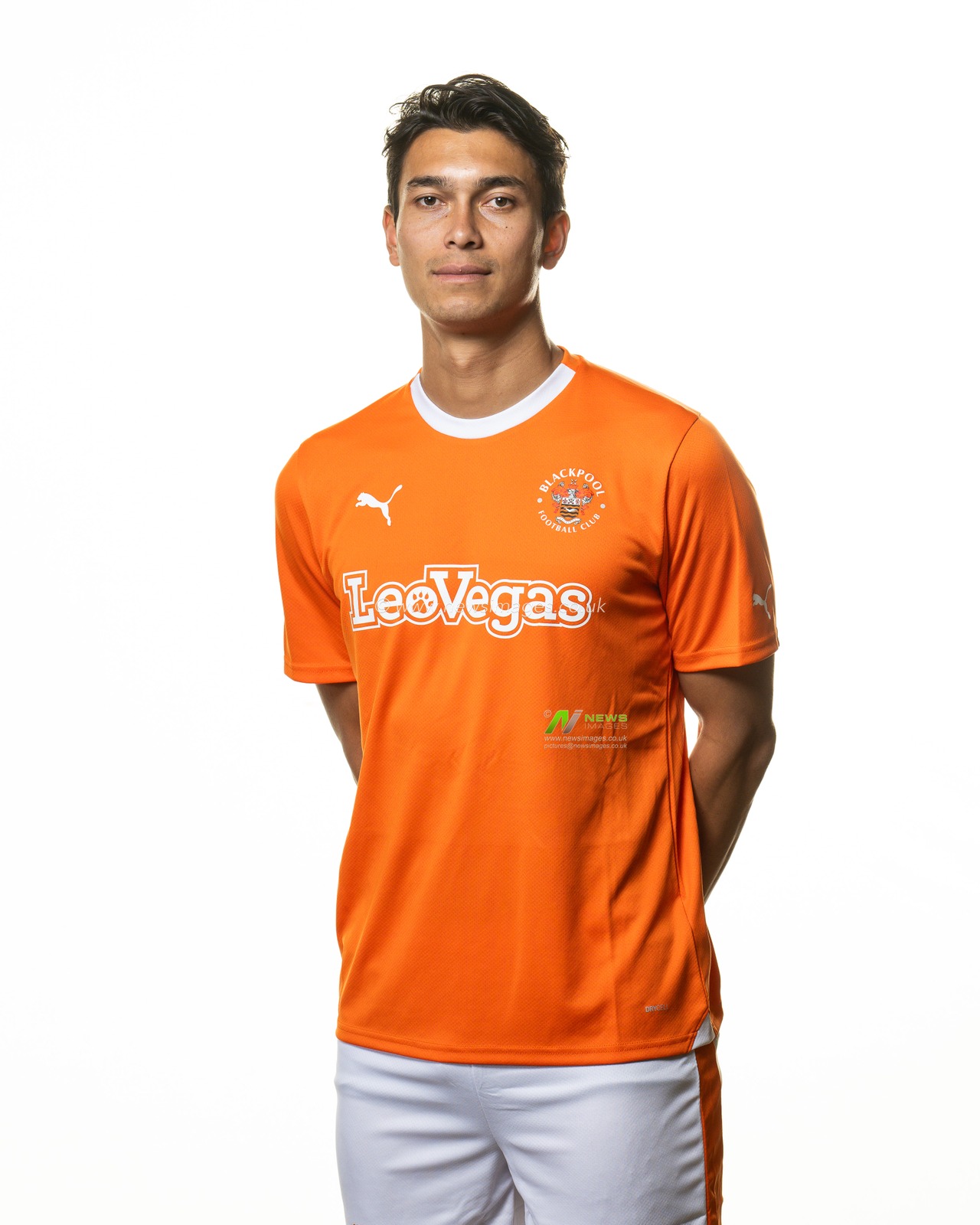 Blackpool Squad Headshots at Bloomfield Road, Blackpool, United Kingdom, 27th July 2023

(Photo by Craig Thomas/News Images)