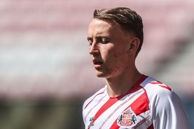 Harrison Jones of Sunderland in the pregame warmup session during the Pre-season friendly match Sunderland vs Real Betis at Stadium Of Light, Sunderland, United Kingdom, 2nd August 2025

(Photo by Alfie Cosgrove/News Images)