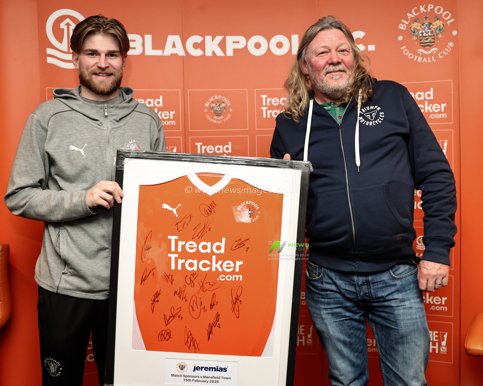 Hayden Coulson of Blackpool MOM during the Sky Bet League 1 match Blackpool vs Mansfield Town at Bloomfield Road, Blackpool, United Kingdom, 15th February 2025

(Photo by Mark Cosgrove/News Images)