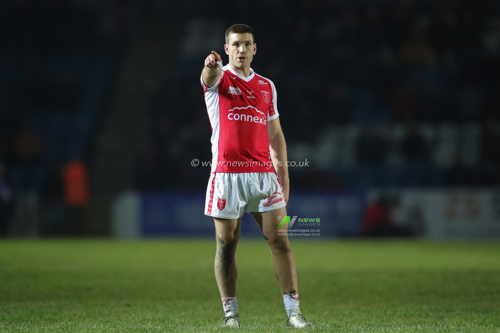 Tom Opacic #3 of Hull KR during the Rugby League Pre Season match Featherstone Rovers vs Hull KR at The Milennium Stadium, Featherstone, United Kingdom, 20th January 2023

(Photo by James Heaton/News Images)