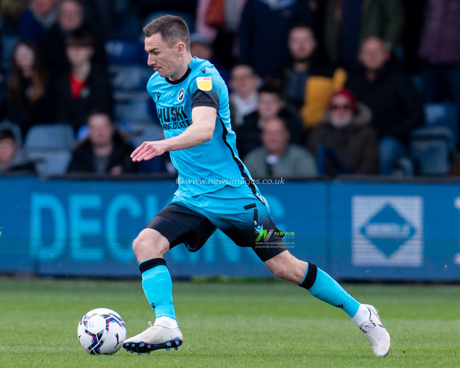 Jed Wallace #7 of Millwall in action during the game