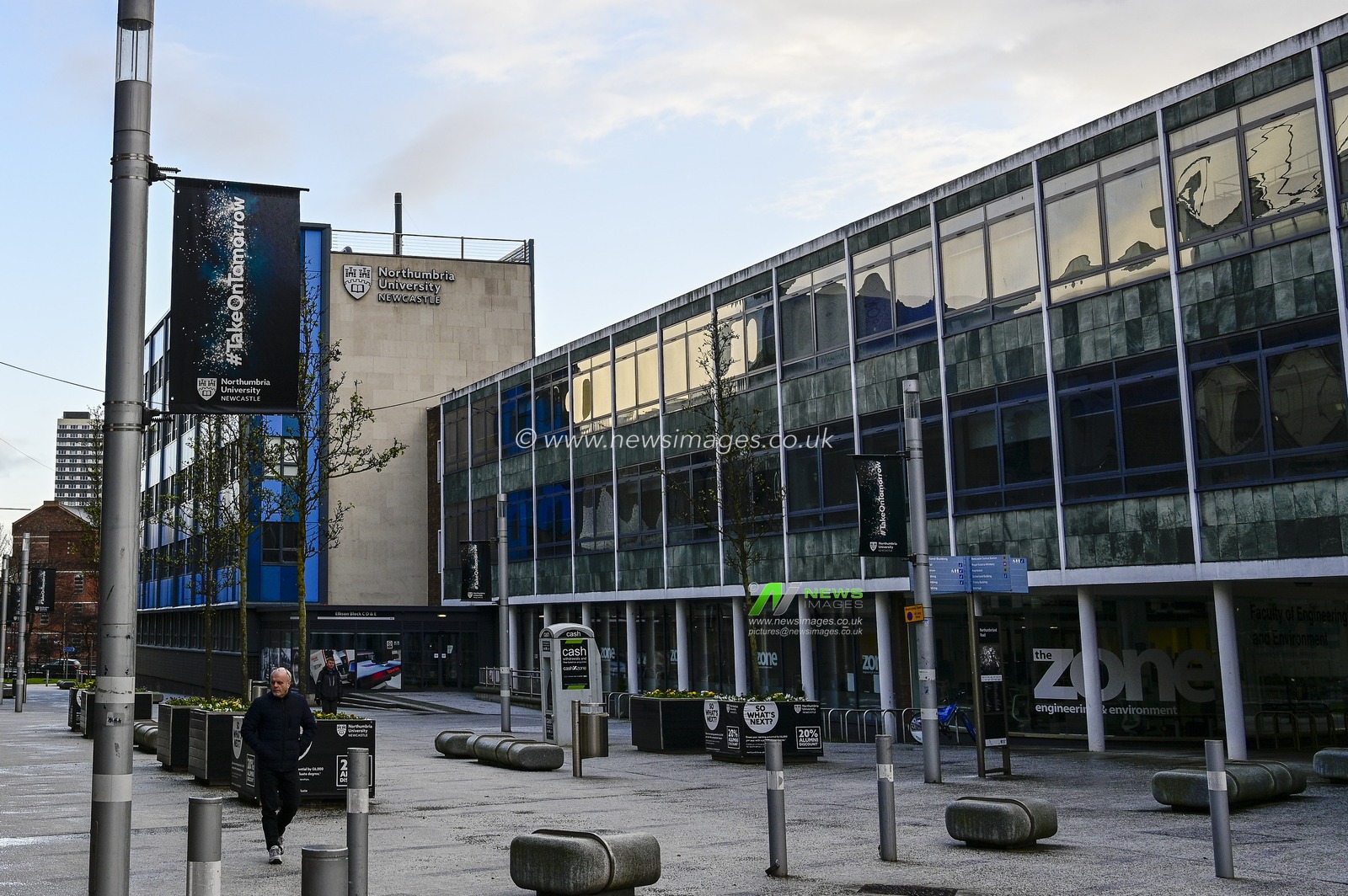 A general view of Northumbria University as students are told to stay at home after Prime Minister Boris Johnson announces new national lockdown for England expected to last until mid February at the earliest