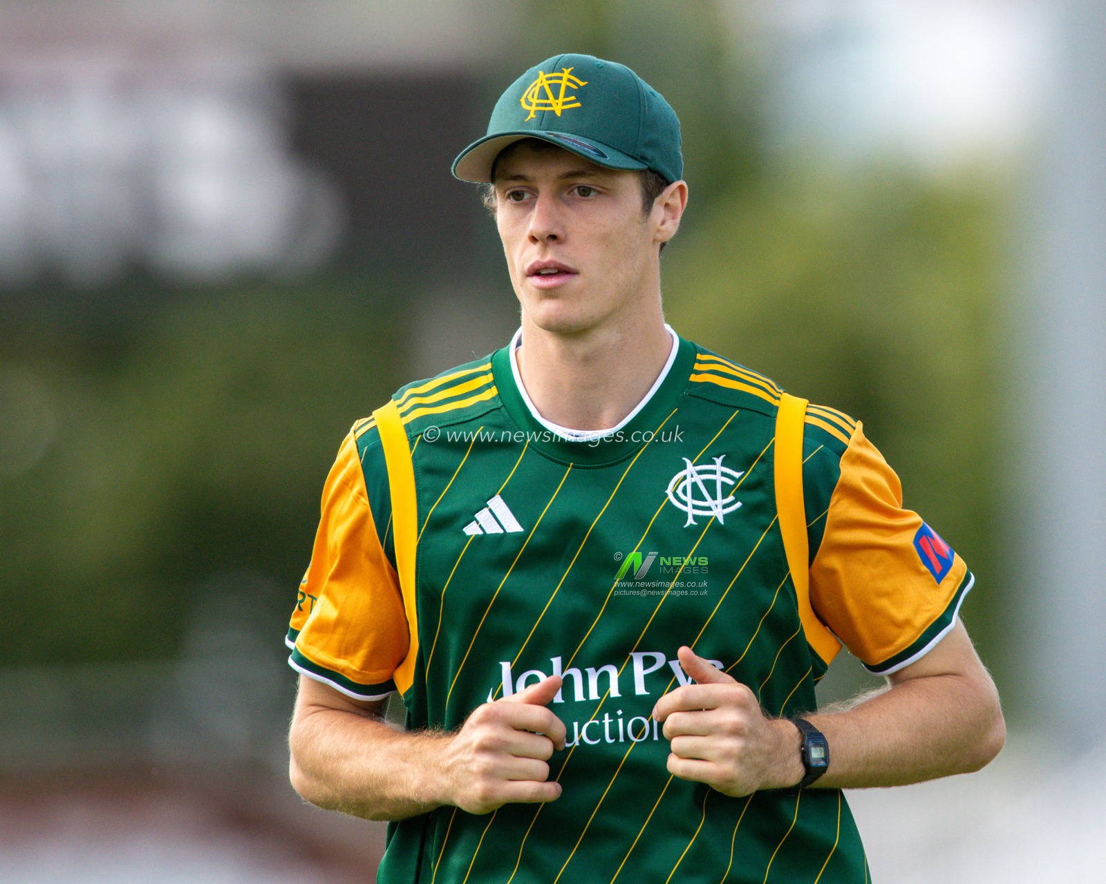 Calvin HARRISON of Nottingham Outlaws during the Royal London One-day Cup Group B match Nottinghamshire vs Gloucestershire at Trent Bridge, Nottingham, United Kingdom, 9th August 2024

(Photo by Mark Dunn/News Images)