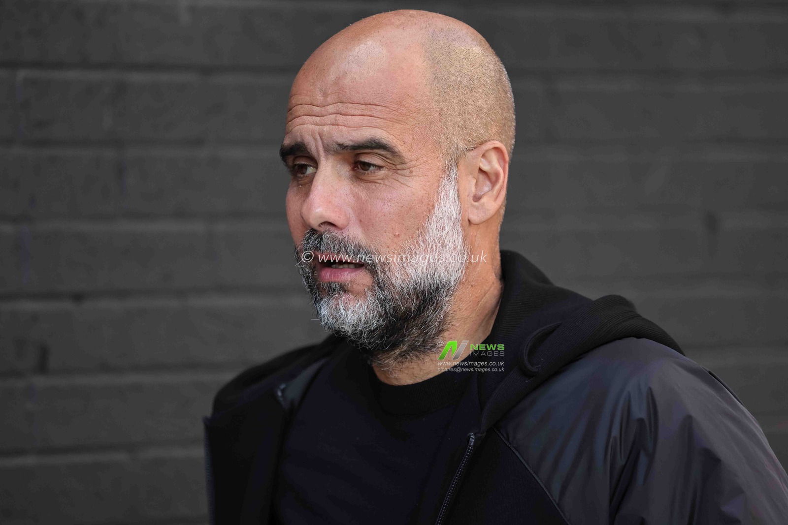 Pep Guardiola head coach of Manchester City arrives during the Premier League match Burnley vs Manchester City at Turf Moor, Burnley, United Kingdom, 11th August 2023

(Photo by Mark Cosgrove/News Images)