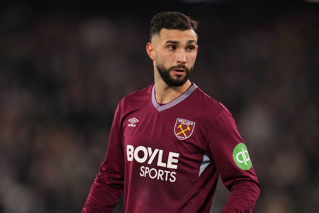 Valentin Castellanos of West Ham United during the Premier League match West Ham United vs Manchester City at London Stadium, London, United Kingdom on 14 March 2026

(Photo by Harvey Murphy/News Images)