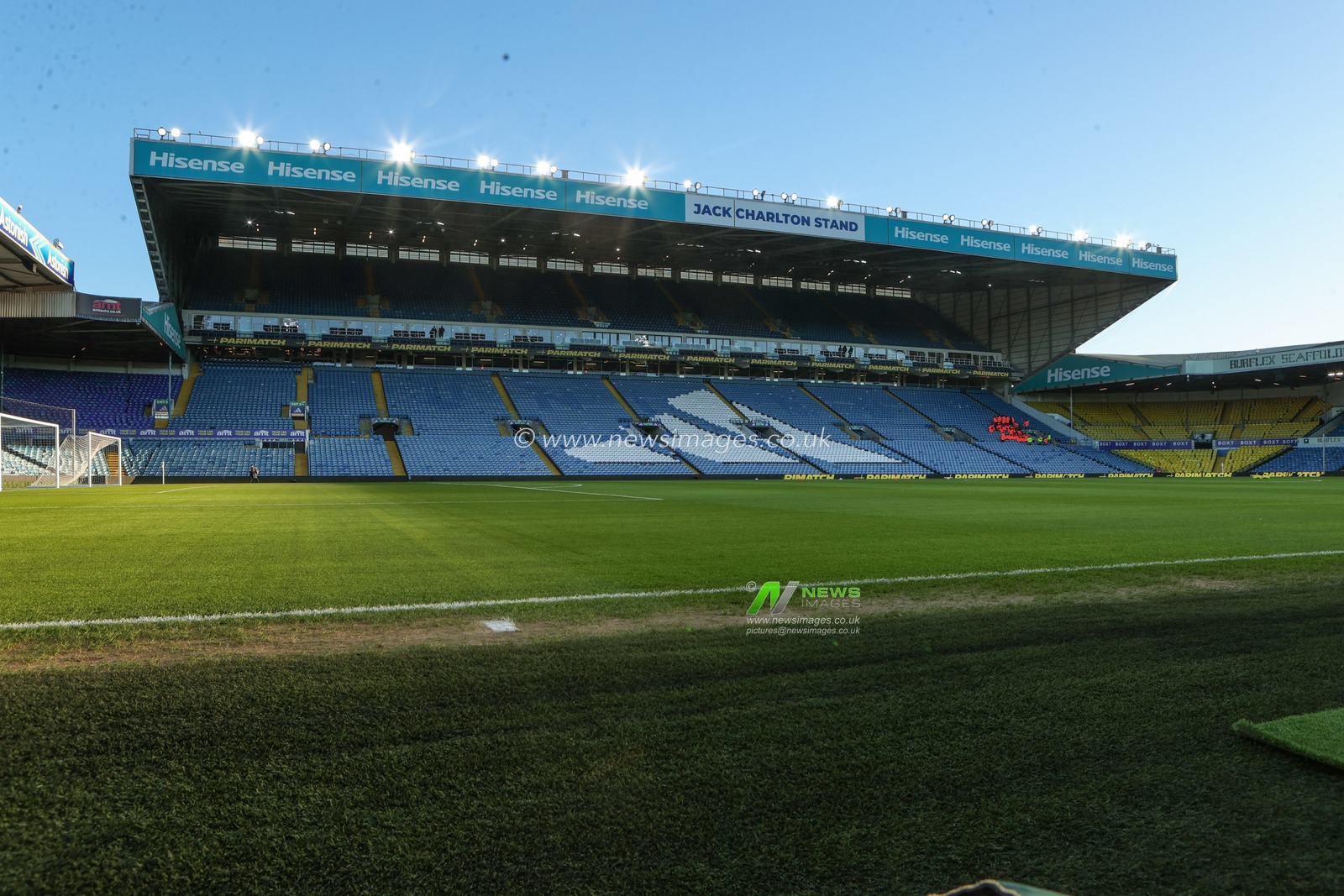 A general view of Elland Road ahead of the Premier League match Leeds United vs Manchester United at Elland Road, Leeds, United Kingdom, 4th January 2026

(Photo by Richard Bierton/News Images)

*** GER AUT SUI OUT ***
