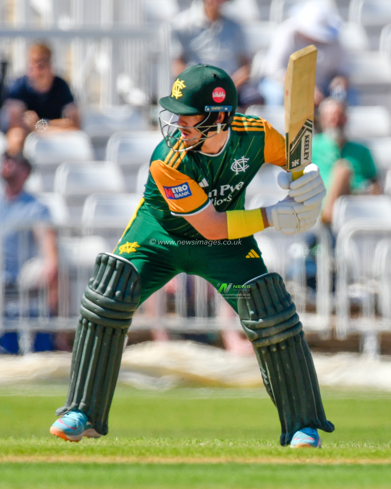 Tom MOORES of Nottingham Outlaws batting during the during the Royal London One-day Cup match Nottinghamshire vs Essex at Trent Bridge, Nottingham, United Kingdom, 11th August 2024

(Photo by Mark Dunn/News Images)