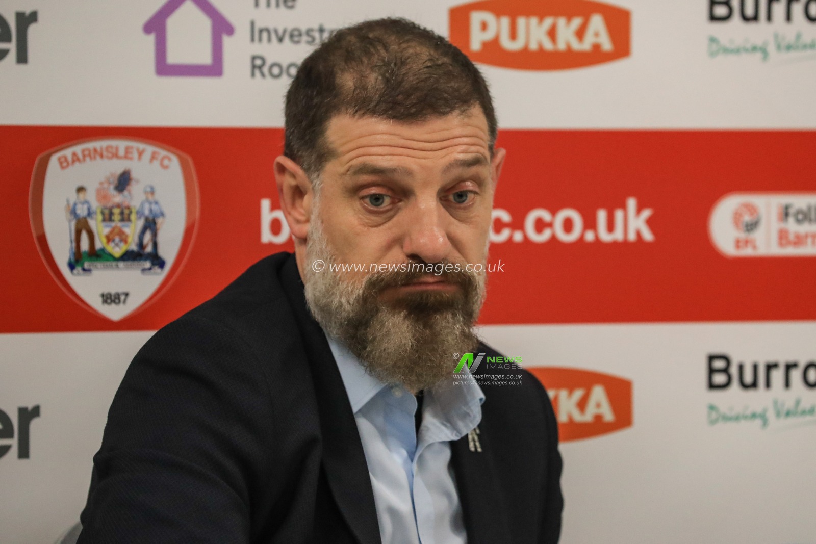26th December 2019, Oakwell, Barnsley, England; Sky Bet Championship, Barnsley v West Bromwich Albion : Slaven Bilic manager of West Bromwich Albion speaks to the press 

Credit: Mark Cosgrove/News Images