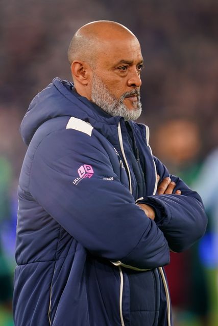 Nuno Espirito Santo manager of West Ham United during the Premier League match West Ham United vs Wolverhampton Wanderers at London Stadium, London, United Kingdom on 10 April 2026

(Photo by Harvey Murphy/News Images)