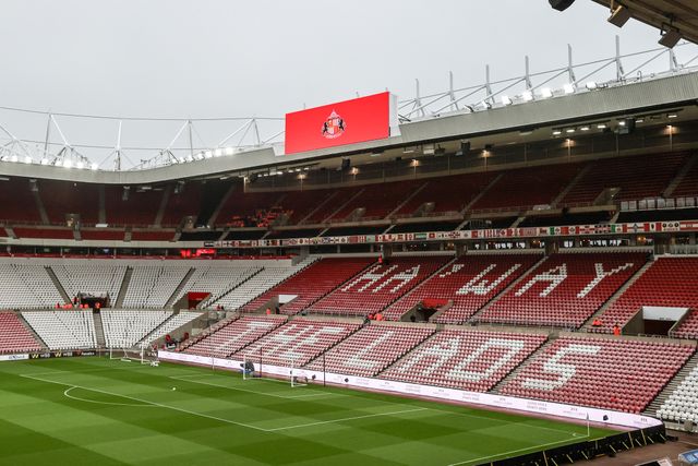 A general view of Stadium Of Light ahead of the Premier League match Sunderland vs Manchester United at Stadium Of Light, Sunderland, United Kingdom on 09 May 2026

(Photo by Alfie Cosgrove/News Images)