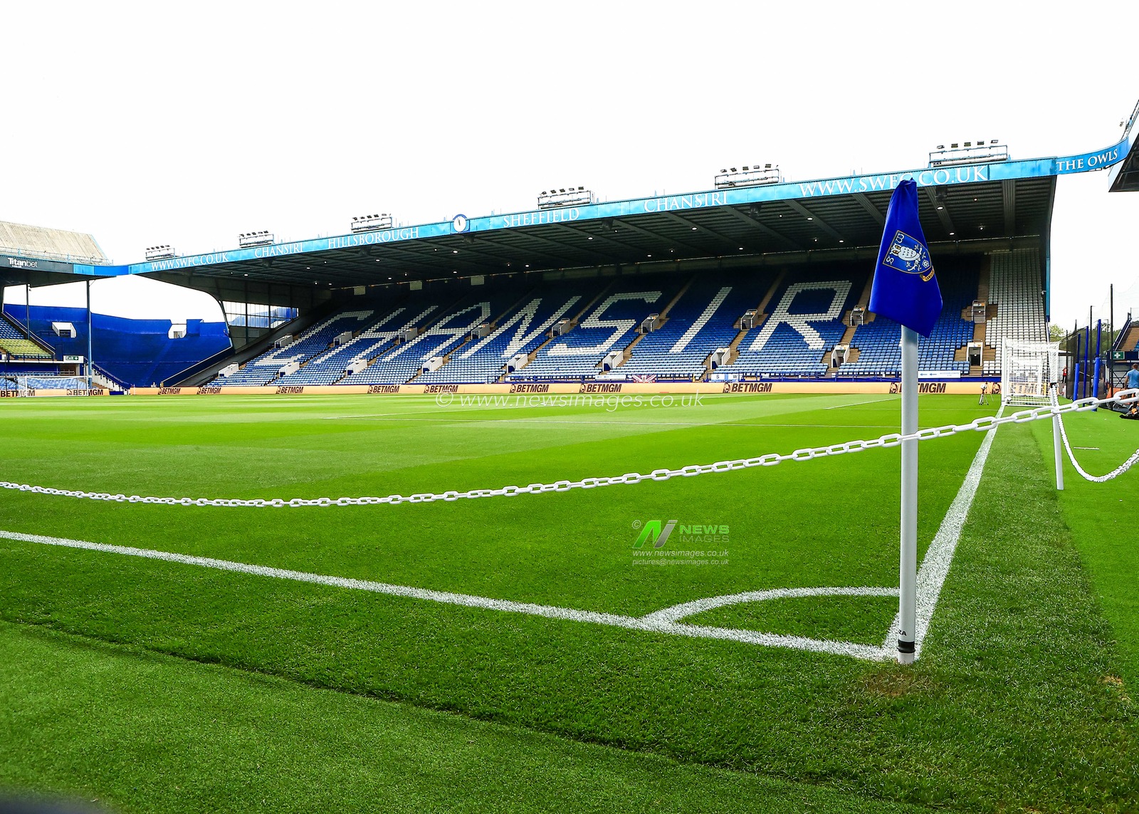 A general view of Hillsborough Stadium during the Sky Bet Championship match Sheffield Wednesday vs Stoke City at Hillsborough, Sheffield, United Kingdom, 16th August 2025

(Photo by Richard Bierton/News Images)