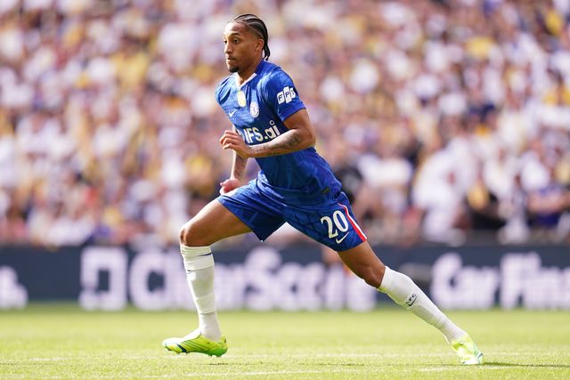 Joao Pedro of Chelsea during the Emirates FA Cup Semi-Final match Chelsea vs Leeds United at Wembley Stadium, London, United Kingdom on 26 April 2026

(Photo by Harvey Murphy/News Images)
