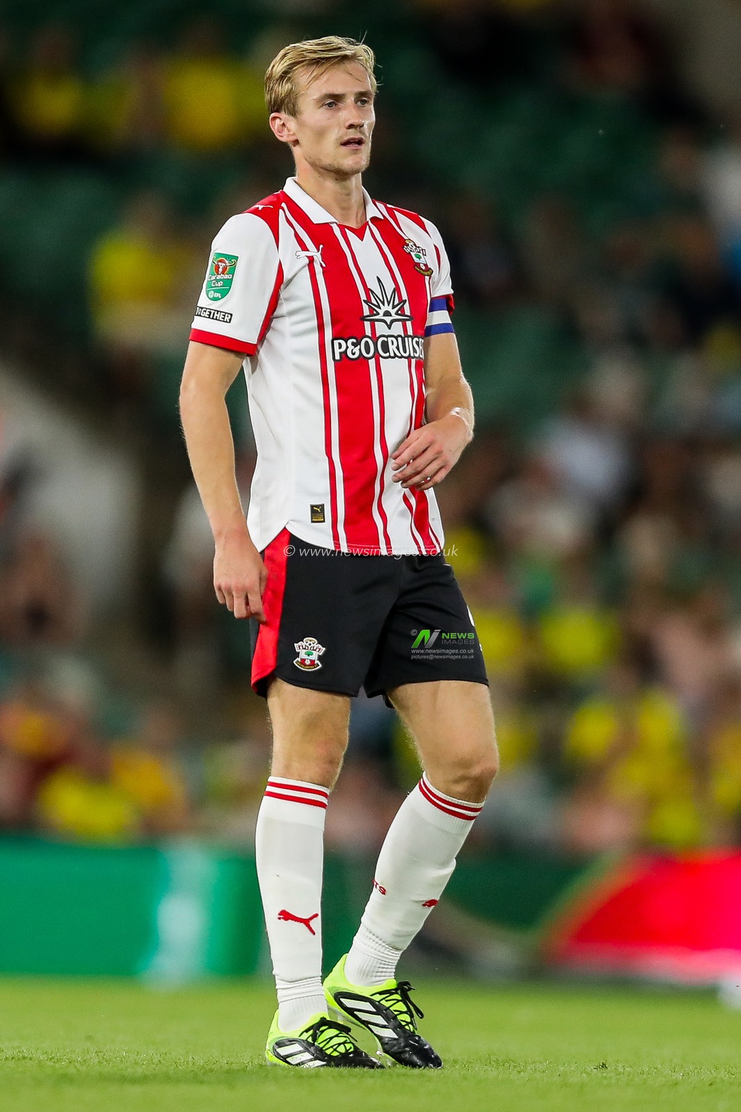 Flynn Downes of Southampton looks on during the Carabao Cup match Norwich City vs Southampton at Carrow Road, Norwich, United Kingdom, 26th August 2025

(Photo by Izzy Poles/News Images)