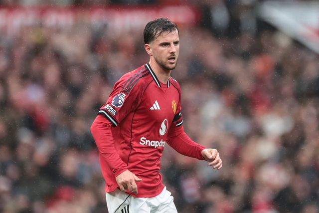 Goalscorer Mason Mount of Manchester United during the Premier League match Manchester United vs Sunderland at Old Trafford, Manchester, United Kingdom, 4th October 2025

(Photo by Mark Cosgrove/News Images)