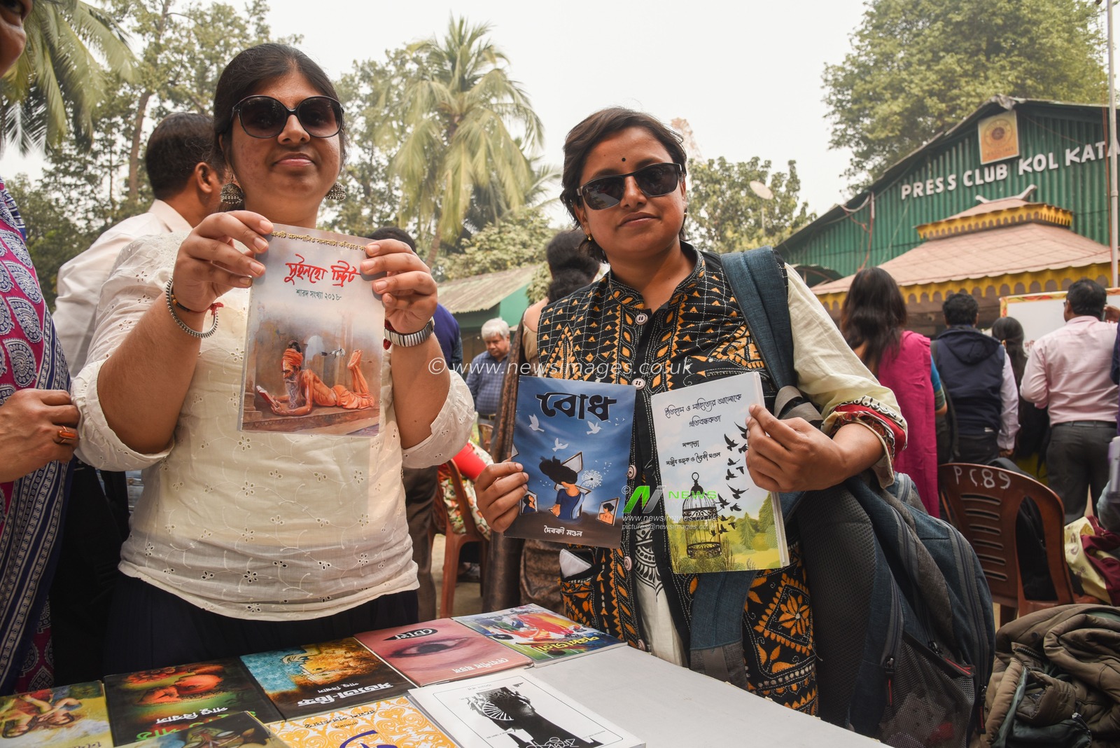For the first time in West Bengal, a unique book fair solely dedicated to visually impaired and specially-abled authors, writers, and poets was organized by the non-profit organization NIP. This one-day event also featured an impressive collection of Braille books, making it truly inclusive and groundbreaking at the Kolkata Press Club Ground in Kolkata on January 24,2025.Pictures by Debajyoti Chakraborty.(Photo: Debajyoti Chakraborty/News Images)
