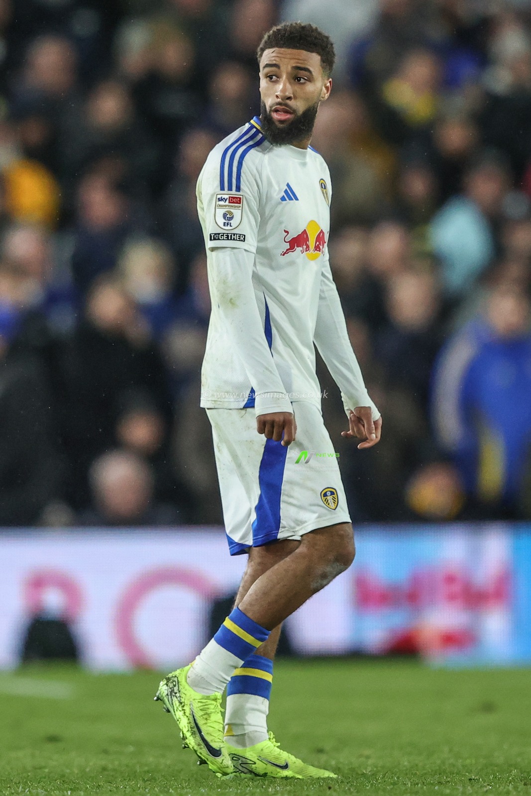 Jayden Bogle of Leeds United during the Sky Bet Championship match Leeds United vs Millwall at Elland Road, Leeds, United Kingdom, 12th March 2025

(Photo by Alfie Cosgrove/News Images)