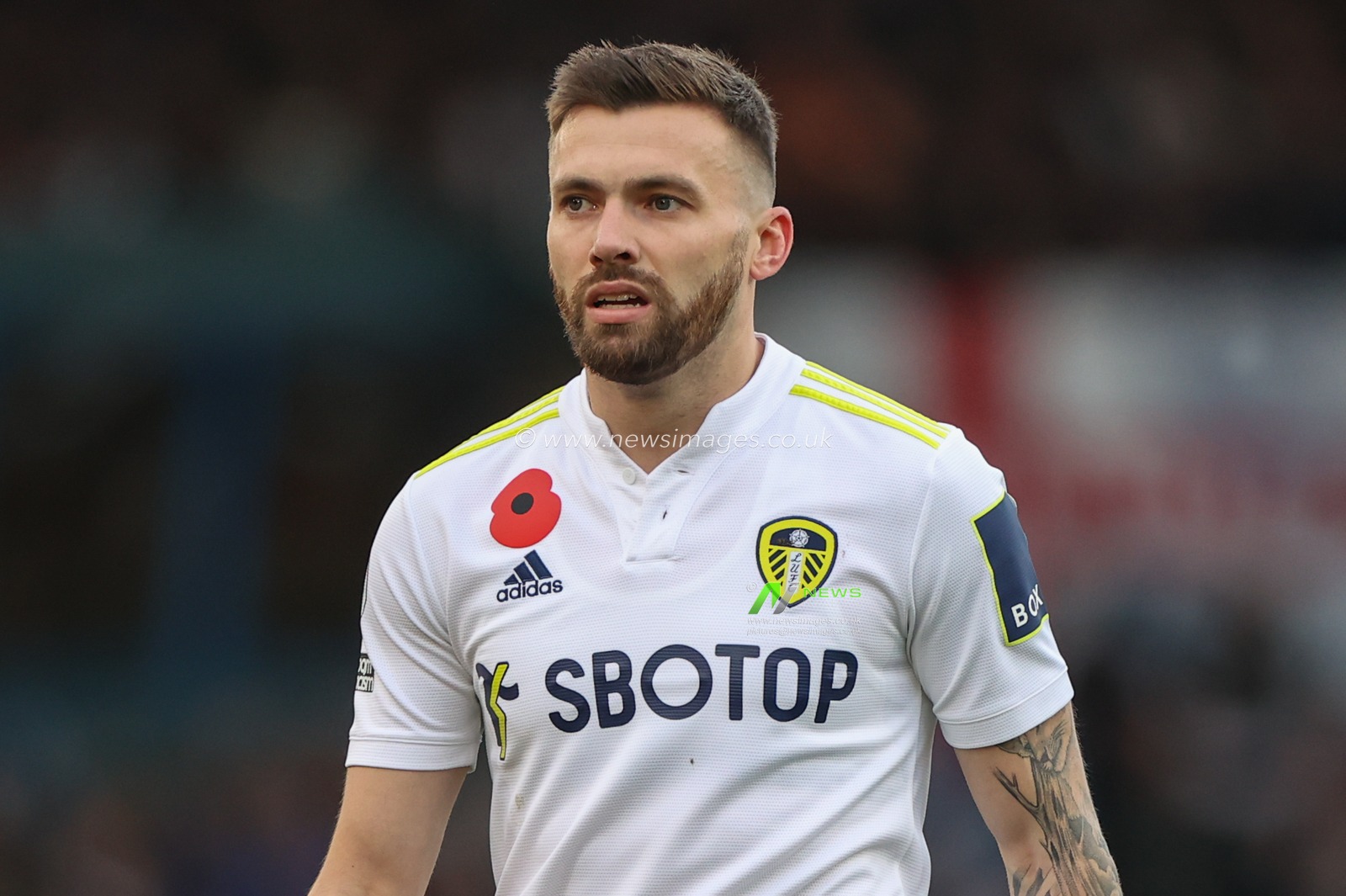 Stuart Dallas #15 of Leeds United during the game