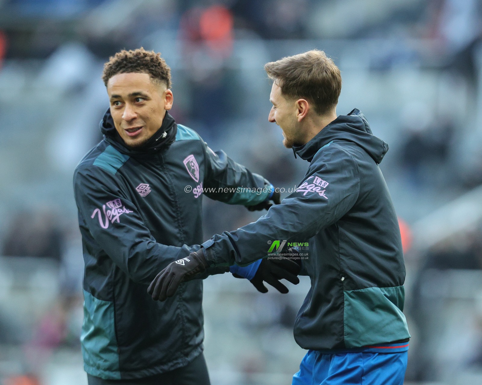 David Brooks of Bournemouth in the pregame warmup session during the Emirates FA Cup Third Round match Newcastle United vs Bournemouth at St. James's Park, Newcastle, United Kingdom, 10th January 2026

(Photo by Richard Bierton/News Images)