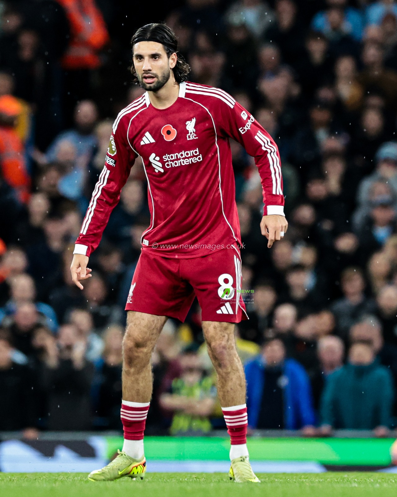 Dominik Szoboszlai of Liverpool during the Premier League match Manchester City vs Liverpool at Etihad Stadium, Manchester, United Kingdom, 9th November 2025

(Photo by Mark Cosgrove/News Images)

*** GER AUT SUI OUT ***