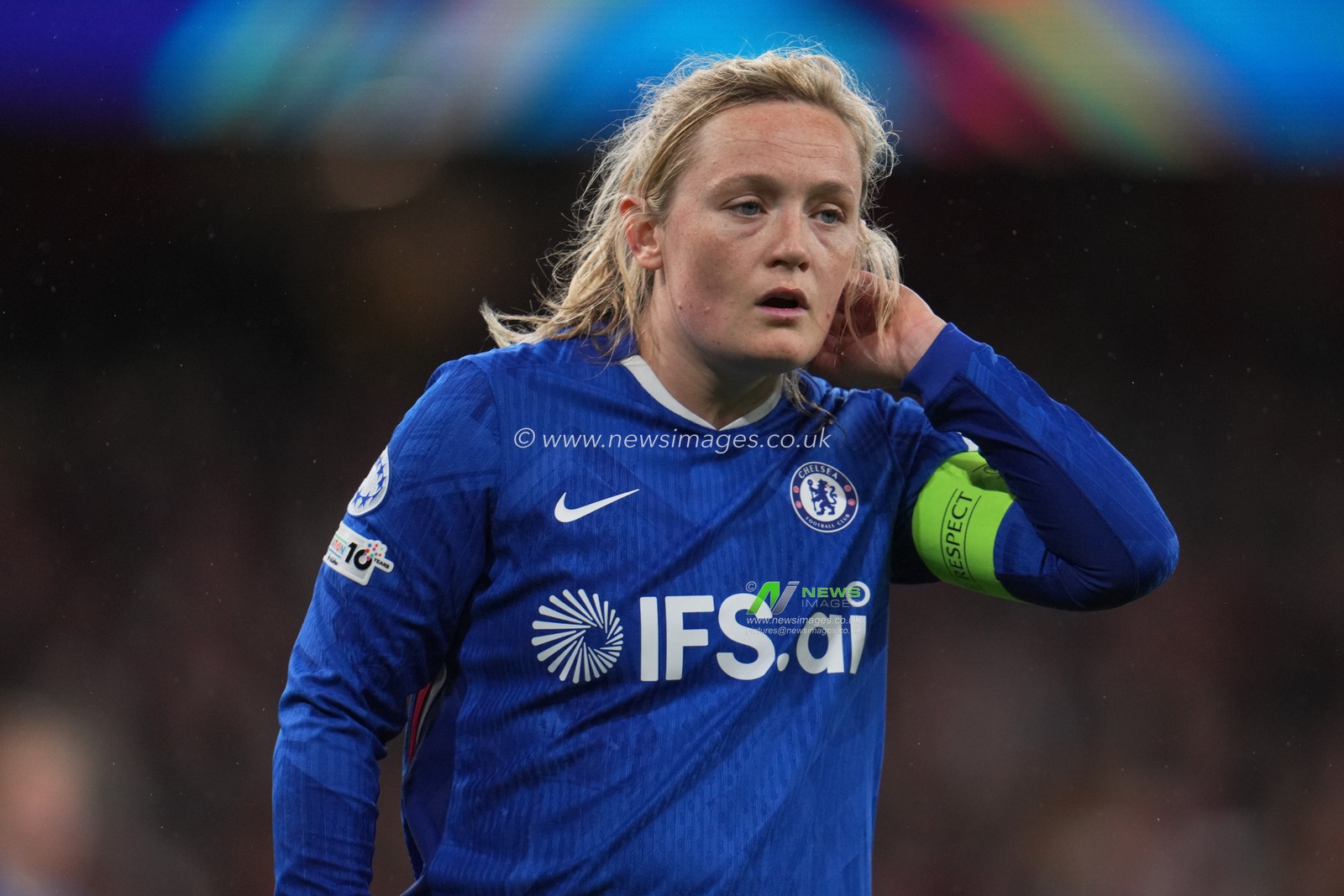 Erin Cuthbert of Chelsea during the UEFA Women's Champions League Quarter-finals match Arsenal vs Chelsea at Arsenal Stadium, London, United Kingdom on 24 March 2026

(Photo by Harvey Murphy/News Images)