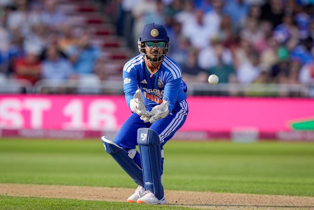 Ishan Kishan of India keeps wicket during the Third Vitality T20 International match England vs India at Trent Bridge, Nottingham, United Kingdom on 07 July 2026

(Photo by Maynard Manyowa/News Images)