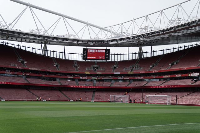 General view of the Emirates Stadium ahead of the Pre-season friendly match Arsenal vs Villarreal at Emirates Stadium, London, United Kingdom, 6th August 2025

(Photo by Harvey Murphy/News Images)