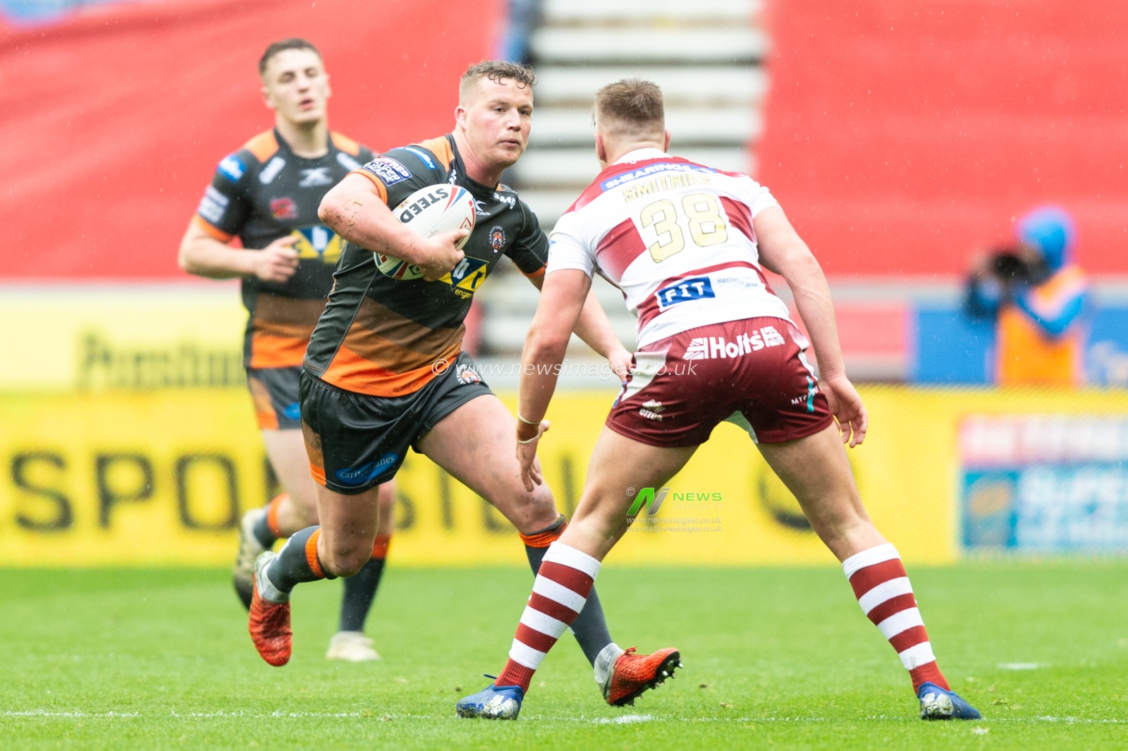 27th April 2019 , DW Stadium, Wigan, England;  Betfred Super League, Round 13, Wigan Warriors vs Castleford Tigers ; Adam Milner of Castleford Tigers 

Credit: Richard Long/News Images