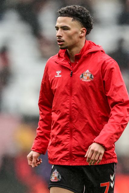 Chemsdine Talbi of Sunderland in the pregame warmup session during the Premier League match Sunderland vs Manchester United at Stadium Of Light, Sunderland, United Kingdom on 09 May 2026

(Photo by Alfie Cosgrove/News Images)