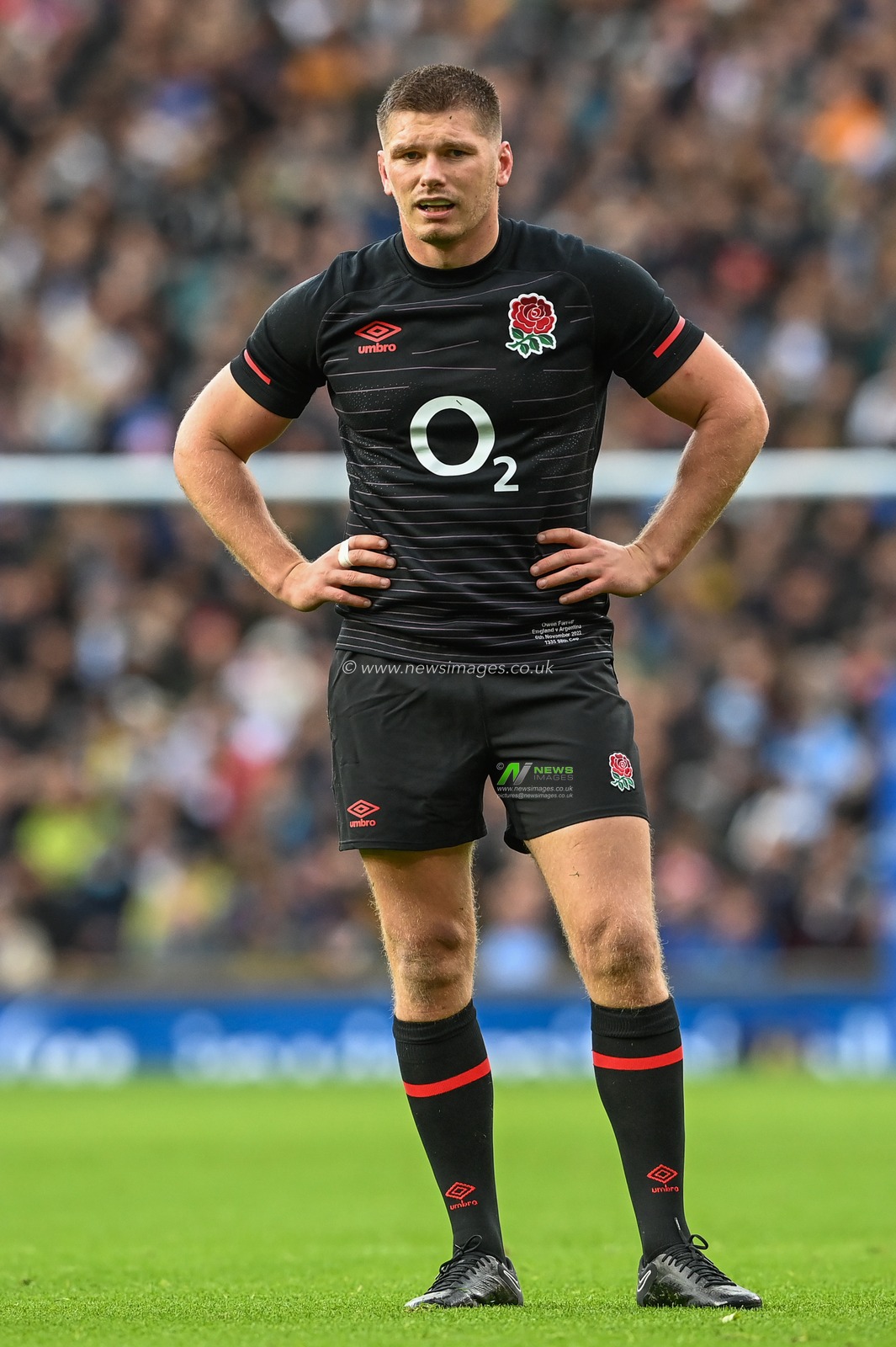 Owen Farrell of England during the game during the Autumn international match England vs Argentina at Twickenham Stadium, Twickenham, United Kingdom, 6th November 2022

(Photo by Craig Thomas/News Images)