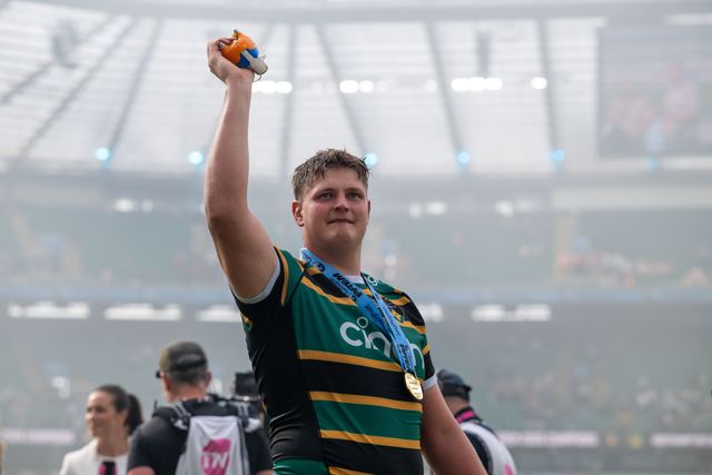 Ed Prowse of Northampton Saints during the Gallagher PREM Final match Northampton Saints vs Exeter Chiefs at Allianz Stadium, Twickenham, United Kingdom on 20 June 2026.

(Photo by Alex Williamson/News Images)