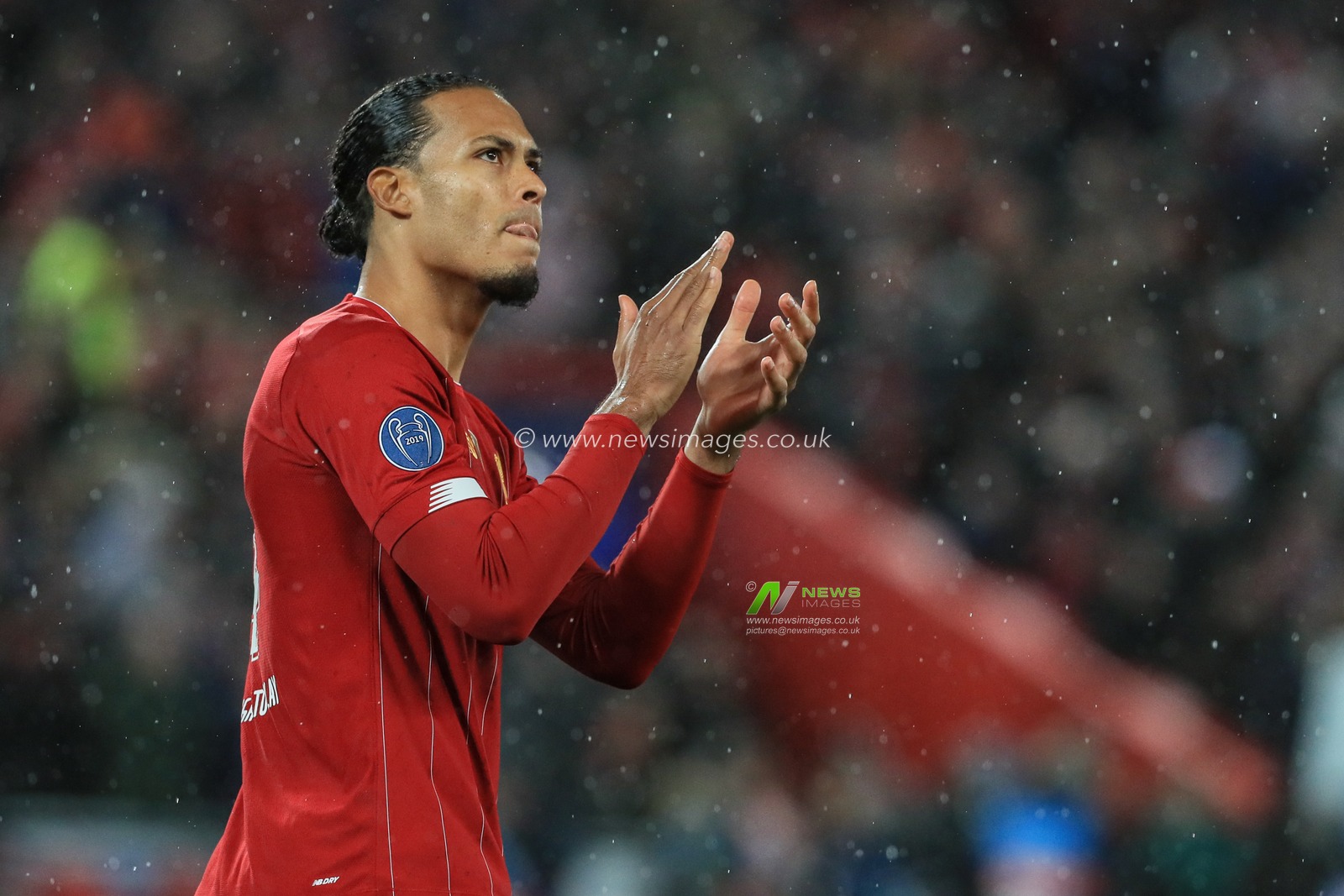 11th March 2020, Anfield, Liverpool, England; UEFA Champions League, Round of 16 Leg 2 of 2, Liverpool v Atletico Madrid : Virgil van Dijk (4) of Liverpool during the game