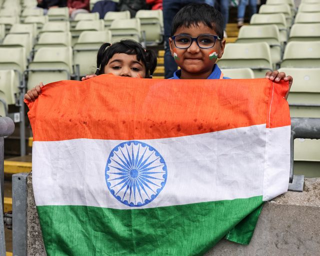 India fans during the 2nd Rothesay Test Match day 5 England v India at Edgbaston, Birmingham, United Kingdom, 6th July 2025

(Photo by Mark Cosgrove/News Images)