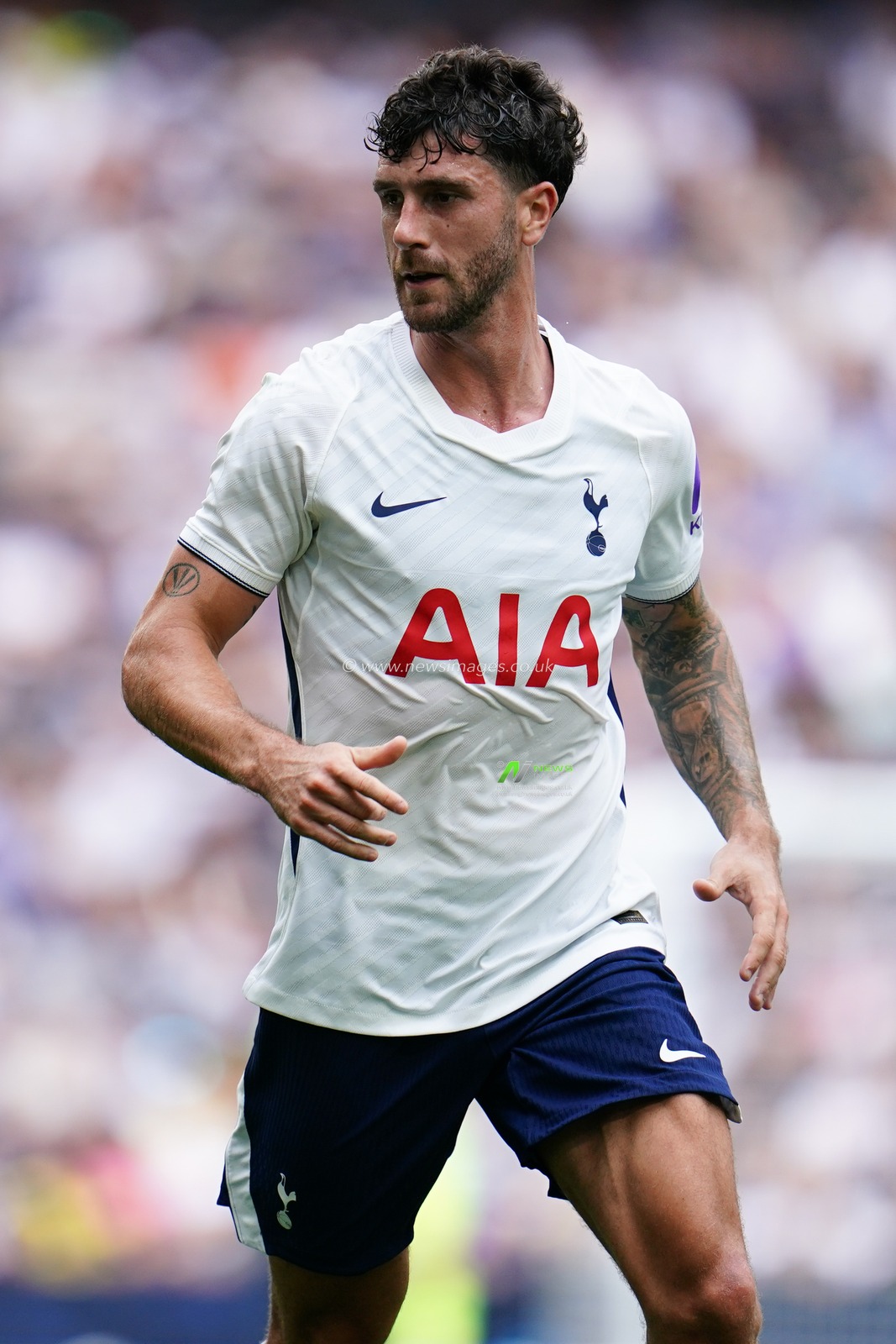 Marcos Senesi of Tottenham Hotspur during the pre-season friendly match Tottenham Hotspur vs Hoffenheim at Tottenham Hotspur Stadium, London, United Kingdom on 15 August 2026

(Photo by Harvey Murphy/News Images)