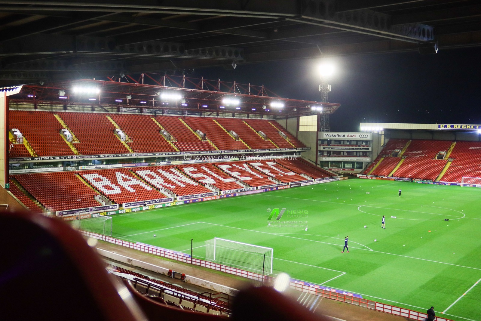 general view of Oakwell, home to Barnsley fc