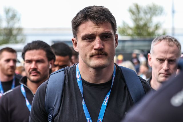 Liam Byrne of Warrington Wolves arrives during the Betfred Challenge Cup Semi-Finals match Warrington Wolves vs Hull KR at Eco-Power Stadium, Doncaster, United Kingdom on 10 May 2026

(Photo by Alfie Cosgrove/News Images)