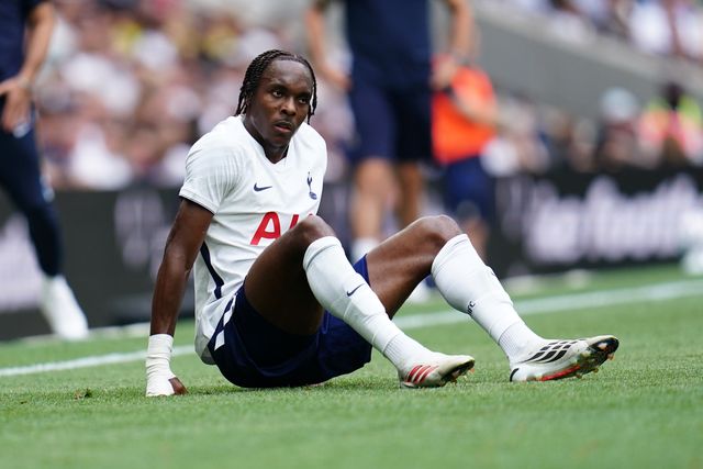 Mathys Tel of Tottenham Hotspur during the pre-season friendly match Tottenham Hotspur vs Hoffenheim at Tottenham Hotspur Stadium, London, United Kingdom on 15 August 2026

(Photo by Harvey Murphy/News Images)