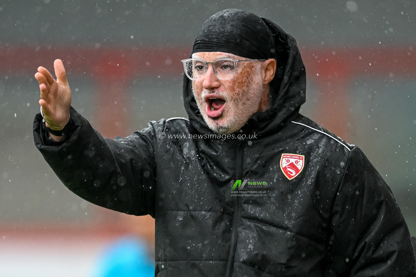 Ashvir Singh Johal, manager of Morecambe, during the Enterprise National League match Morecambe vs Wealdstone  at Mazuma Stadium, Morecambe, United Kingdom, 20th September 2025

(Photo by Adam Gee/News Images)
