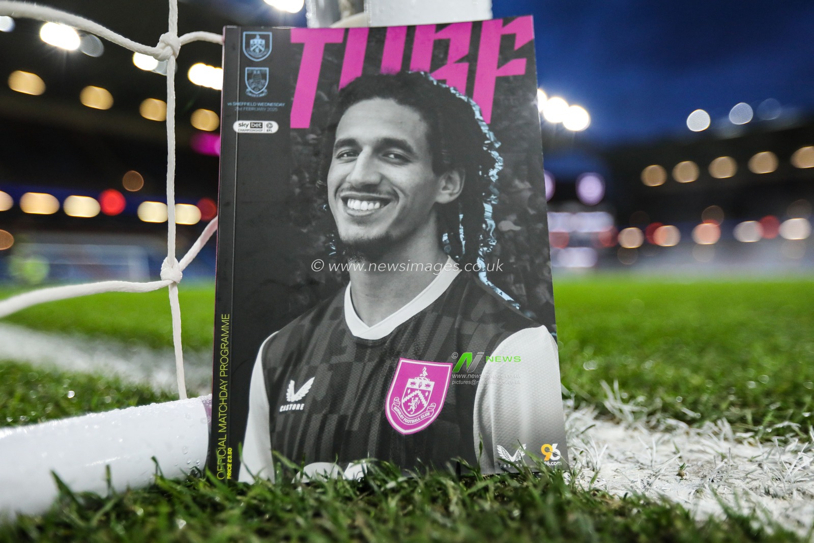 Match day program before the Sky Bet Championship match Burnley vs Sheffield Wednesday at Turf Moor, Burnley, United Kingdom, 21st February 2025

(Photo by Jorge Horsted/News Images)