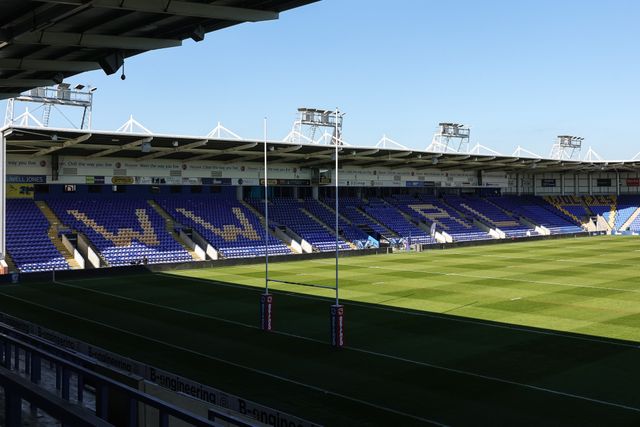 A general view of The Halliwell Jones Stadium during the Betfred Super League round 9 match Warrington Wolves vs Wigan Warriors at The Halliwell Jones Stadium, Warrington, United Kingdom on 24 April 2026

(Photo by Mark Cosgrove/News Images)